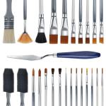 Halobios 26PCS Painting Brushes Set, 5 Sets of Professional Painting Brushes for Acrylic Painting, Artist Paintbrushes for Body Face Rock Canvas, Kids Adult Drawing Arts Crafts Supplies