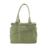 Soolla Studio Bag: Pottery Tool Bag, Art Supply Storage, Knitting Yarn Organizer, Crochet Projects, & Washable Craft Tote, 30 Pockets, 25+ Canvas Colors, Student Artist Gift (Ganja Green)