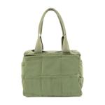 Soolla Studio Bag: Pottery Tool Bag, Art Supply Storage, Knitting Yarn Organizer, Crochet Projects, & Washable Craft Tote, 30 Pockets, 25+ Canvas Colors, Student Artist Gift (Ganja Green)