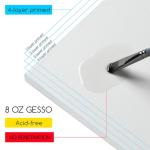 MEEDEN Stretched Canvas, 24 × 36 Inch, Pack of 2, Blank White Canvases for Painting, 100% Cotton, 15 oz Gesso-Primed, Pre-Stretched Canvas for Acrylic Oil Pouring & Airbrushing Painting