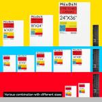 MEEDEN Stretched Canvas, 24 × 36 Inch, Pack of 2, Blank White Canvases for Painting, 100% Cotton, 15 oz Gesso-Primed, Pre-Stretched Canvas for Acrylic Oil Pouring & Airbrushing Painting