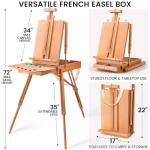 188Pcs All-in-One Art Painting Kit with French Easel, 96 Acrylic, Watercolor & Oil Paint Set, Complete Art Supplies Painting Set for Adults, Artists, Beginners