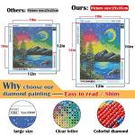 TINY FUN 12 Pack Diamond Painting Kits for Adults 5D Diamond Art Kit Paint by Number for Beginners, DIY Paint with Round Full Drill Diamonds Paintings Gem Art for Home Wall Decor Gift (12X16 Inch