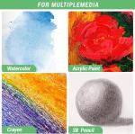 Pre-Stretched Canvases for Painting (12 Pack), Blank Painting Canvas for Adults & Kids, 5"x7" and 8"x10" Canvas – Each 6 Pack, 100% Cotton Pre-Primed, Suitable for Pouring, Acrylic and Oil Painting