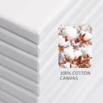 Pre-Stretched Canvases for Painting (12 Pack), Blank Painting Canvas for Adults & Kids, 5"x7" and 8"x10" Canvas – Each 6 Pack, 100% Cotton Pre-Primed, Suitable for Pouring, Acrylic and Oil Painting