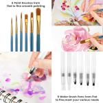 Blablaovy Watercolor Paint, 48 Colors Washable Paint Set, 6 Brush, 6 Refillable Water Brush Pen, Drawing Pad, Palette, Painting sets for Artists Beginners Adult, Water Color Paint Sets for Kids