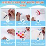 Blablaovy Watercolor Paint, 48 Colors Washable Paint Set, 6 Brush, 6 Refillable Water Brush Pen, Drawing Pad, Palette, Painting sets for Artists Beginners Adult, Water Color Paint Sets for Kids
