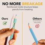 Castle Art Supplies 48 Pasteltint Coloured Pencils Set | Quality Colours in Softer, Sumptuous Tones | For Professional and Adult Artists | Protected and Organised in Presentation Tin Box