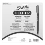 Sharpie Felt Tip Pens, Fine Point Pens (0.4mm), Felt Tip Markers, Assorted Colors, 12 Count - Journaling, Art, Drawing, Markers