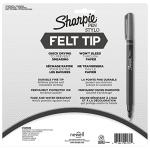 Sharpie Felt Tip Pens, Fine Point Pens (0.4mm), Felt Tip Markers, Assorted Colors, 12 Count - Journaling, Art, Drawing, Markers