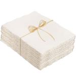 100 Sheets Watercolor Paper 5 x 7inch, 300 GSM Deckled Edge Paper Rough/Textured Handmade Paper for Watercolors, Wedding Invitations, Cards, Crafts