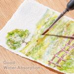 100 Sheets Watercolor Paper 5 x 7inch, 300 GSM Deckled Edge Paper Rough/Textured Handmade Paper for Watercolors, Wedding Invitations, Cards, Crafts