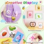 KETIEE Magic Puffy Paint: 58Pcs Magic Foam Texture Painting Kit, 3D Drawing DIY Art Set Include 32Pcs Foam Texture Paper, 12 Colors Acrylic Marker Pen, 3 Soft-tip Water Brush Pen, Magical Painting Kit