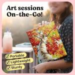 Chalkola 11x14 Canvas for Painting (15 Pack) | Blank Canvas Panels for Painting Acrylic, Oil, Watercolor - Primed 100% Cotton Boards, Acid-Free for Artists, Hobby Painters, Kids & Beginners