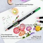 KALOUR 120 Colored Pencils Set with Carry Case, Sketchbook, Blender, Sharpeners & Color Chart, Oil-Based Soft Core,Professional Art Supplies for Adults and Artists