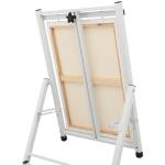 Bob Ross 2-in-1 Studio Easel - As Seen on Netflix Metal Easel Four Legged Tabletop Easel - White