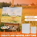 Stretched Canvas for Painting, 16 Pack Painting Canvas for Adults & Kids (8 of 8"x10" and 8 of 11"x14"), 4-Layer 8oz Primed 100% Cotton Canvas, Acid-Free, Warp-Free, for Acrylic and Oil Painting