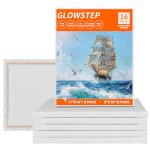 Stretched Canvas for Painting, 16 Pack Painting Canvas for Adults & Kids (8 of 8"x10" and 8 of 11"x14"), 4-Layer 8oz Primed 100% Cotton Canvas, Acid-Free, Warp-Free, for Acrylic and Oil Painting