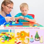 Aestd-ST Polymer Clay Kits 72 Colors, Modeling Clay for Kids, Non-Stick Molding Oven Bake with 20 Sculpting Tools and 82 DIY Accessories, Craft Gift for Children and Adults