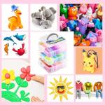 Aestd-ST Polymer Clay Kits 72 Colors, Modeling Clay for Kids, Non-Stick Molding Oven Bake with 20 Sculpting Tools and 82 DIY Accessories, Craft Gift for Children and Adults