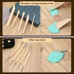 Clay Tools Kit, Pottery Tools, Polymer Clay Tools, Clay Sculpting Tools with Dotting Tools, Modeling Clay for Modeling, Smoothing, Cleaning, Carving, Shaping, and Sculpting