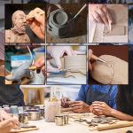 Clay Tools Kit, Pottery Tools, Polymer Clay Tools, Clay Sculpting Tools with Dotting Tools, Modeling Clay for Modeling, Smoothing, Cleaning, Carving, Shaping, and Sculpting