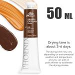 PHOENIX Studio Oil Paint Set - 20 Colors x 50ml / 1.69 Fl oz. - Professional Oil Based Art Paints for Painting