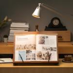 MEEDEN PRO A3 Tabletop Easel with Page Clips, 2 in 1 Versatile Drawing Board for Painting & Book Stand for Reading, 7-Position Adjustable Desktop Easel with Rubber Bands, Foldable Cookbook Holder