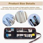 CeeVian Clay Tool Kit 40 PCS Clay Sculpting Tools Pottery Tools Pottery Tools for Sculpting for DIY Handcraft Modeling Clay Carving Tools Set for Beginners and Professional Art Crafts Christmas Gifts