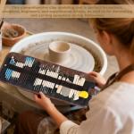 CeeVian Clay Tool Kit 40 PCS Clay Sculpting Tools Pottery Tools Pottery Tools for Sculpting for DIY Handcraft Modeling Clay Carving Tools Set for Beginners and Professional Art Crafts Christmas Gifts