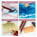 Derwent Colored Drawing Pencils, Metal Tin, 24 Count (0700672)