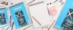 CANSON XL Watercolour 300gsm A5 Paper, Cold Pressed, Spiral Pad Short Side, 30 White Sheets, Ideal for Professional Artists
