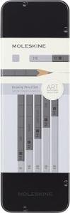 Moleskine Drawing Pencil Set, Graphite, 5 Pieces