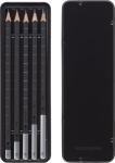 Moleskine Drawing Pencil Set, Graphite, 5 Pieces
