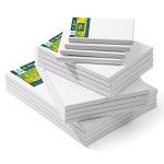 Inburit Canvas for Painting for Adults & Kids 16 Pack with 11x14, 9 x12, 8x10, 5x7 (4 of Each), Blank Primed Stretched Canvases for Oil, Acrylic & Other Painting Media