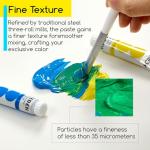 MEEDEN Beginners Acrylic Paint Set: 48 Colors 12ml/0.41 fl oz Heavy Body Starter Set - Non-toxic Rich Pigments Art Paint for Kids Adults Hobbists Painting on Canvas Wood Fabric Craft