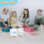 ESRICH Canvas Boards for Painting, 48 Pack Canvases for Painting 4x4 100% Cotton Small Paint Canvas Primed Acid Free Mini Blank Canvas Panels for Oil Paint,Watercolor,Acrylic Paint,Gouache&Tempera.