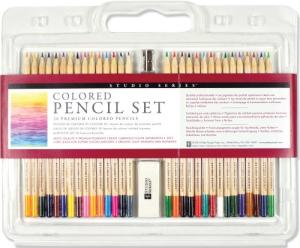 PETER PAUPER PRESS Studio Series Colored Pencil Set (Set of 30)