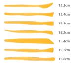 YYaaloa 14pcs Set Plastic Crafts Clay Modeling Tool Pottery Carving Tools for Shaping and Sculpting for Ceramics Clay Pottery (Plastic Knife-14pcs)