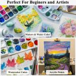 SuFly Water Color Paper Pad 5"x7" - 64 Sheets 140lb Cold Press Watercolor Paper Bulk, Water Color Paint Paper for Kids & Artists, White Painting Paper for Watercolor, Acrylic.