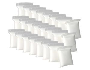 White Air Dry Foam Clay Total 8oz - Super Soft Modeling Clay for Kids Age 3-12, Ultra Light, Safe & Non-Toxic Molding Clay, Perfect for Arts & Crafts, Gift for Boys and Girls, 24-Set of 0.33oz Bags