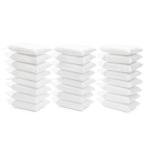 White Air Dry Foam Clay Total 8oz - Super Soft Modeling Clay for Kids Age 3-12, Ultra Light, Safe & Non-Toxic Molding Clay, Perfect for Arts & Crafts, Gift for Boys and Girls, 24-Set of 0.33oz Bags