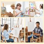 Yoursorter Canvas Boards for Painting, 48pcs Multi-Size Paint Canvas 4x4 4x6 6x6 5x7 8x8 8x10 9x12 11x14 Art Supplies for Adult, Kid&Artist, Primed Blank Cotton Canvases for Acrylic, Oil, Watercolor