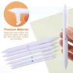 9 Pcs Blending Stumps for Drawing, Washable & Reusable Blending Sponge Pens and Sandpaper Pencil Sharpener Tortillions Blendings Sticks Drawing Art Blenders for Student Artist Charcoal Sketch