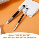 9 Pcs Blending Stumps for Drawing, Washable & Reusable Blending Sponge Pens and Sandpaper Pencil Sharpener Tortillions Blendings Sticks Drawing Art Blenders for Student Artist Charcoal Sketch