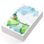 80 Sheets Watercolor Paper Bulk, 110 lb/230 GSM Cold Press Paper White Water Color Paper for Kids Child Students Adults Artists Drawing Wedding Gift Cards(2.5 x 3.5 Inch)