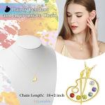 Dorunmo Paint Palette Necklace 925 Sterling Silver Colorful Painters Jewelry Gold Art Palette Necklace Artists Brush Pendant Painter Charm Necklaces Future Teacher Artist for Women Art Teacher