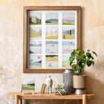 Oqqlin 48 Pcs Mini Canvas for Painting, 4 x 4 Inch Small Square Canvas Panels White Blank Canva Boards Panels for Acrylic, Oil, Watercolor for Wall Decoration, Art Supplies, School Projects