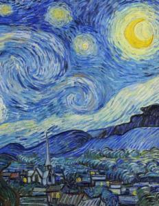 Van Gogh SKETCHBOOK #7: Cool Artist Gifts - Starry Night Vincent Van Gogh Sketchbooks For Artists Adults and Kids to draw in 8.5x11" 100 blank pages (Vincent Van Gogh Collection)