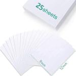 Watercolor Paper Bulk, 8.5x11 inches, 25 Sheets (180gsm) Artist Paper - Watercolors, Mixed Media, Drawing and Art Journaling